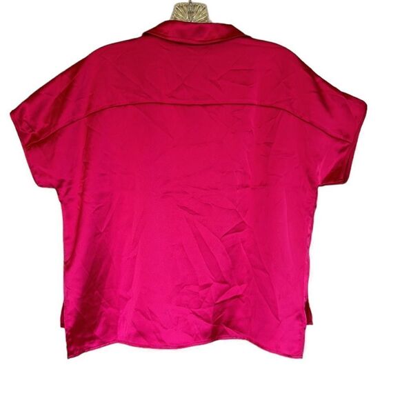 Rachel Zoe Hot Pink Pajama Top - Picture 4 of 4